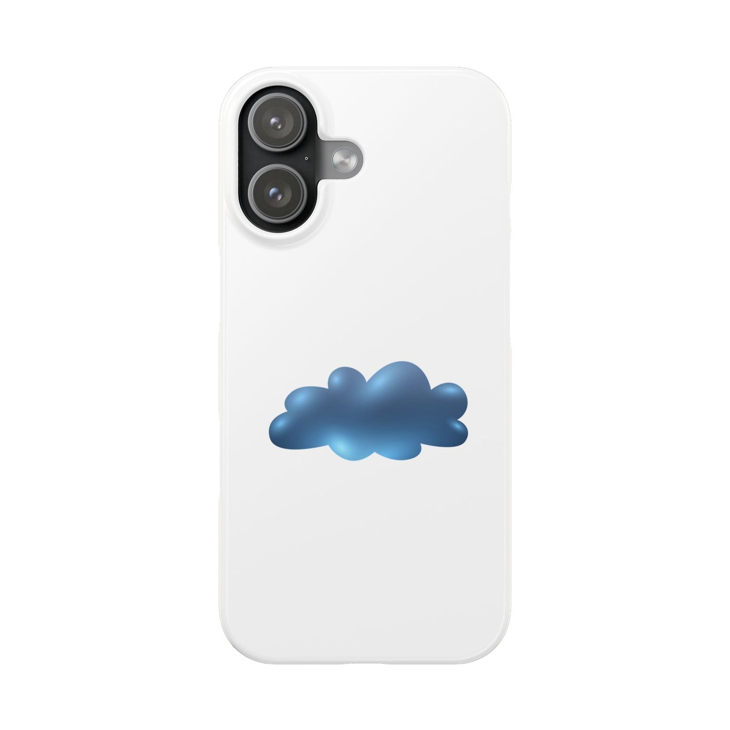 Cloud Design Slim Phone Cases - Aesthetic Protection for Your Device, Cute Phone Cover, Trendy Accessories, Gift for Her, Cloudy Vibes