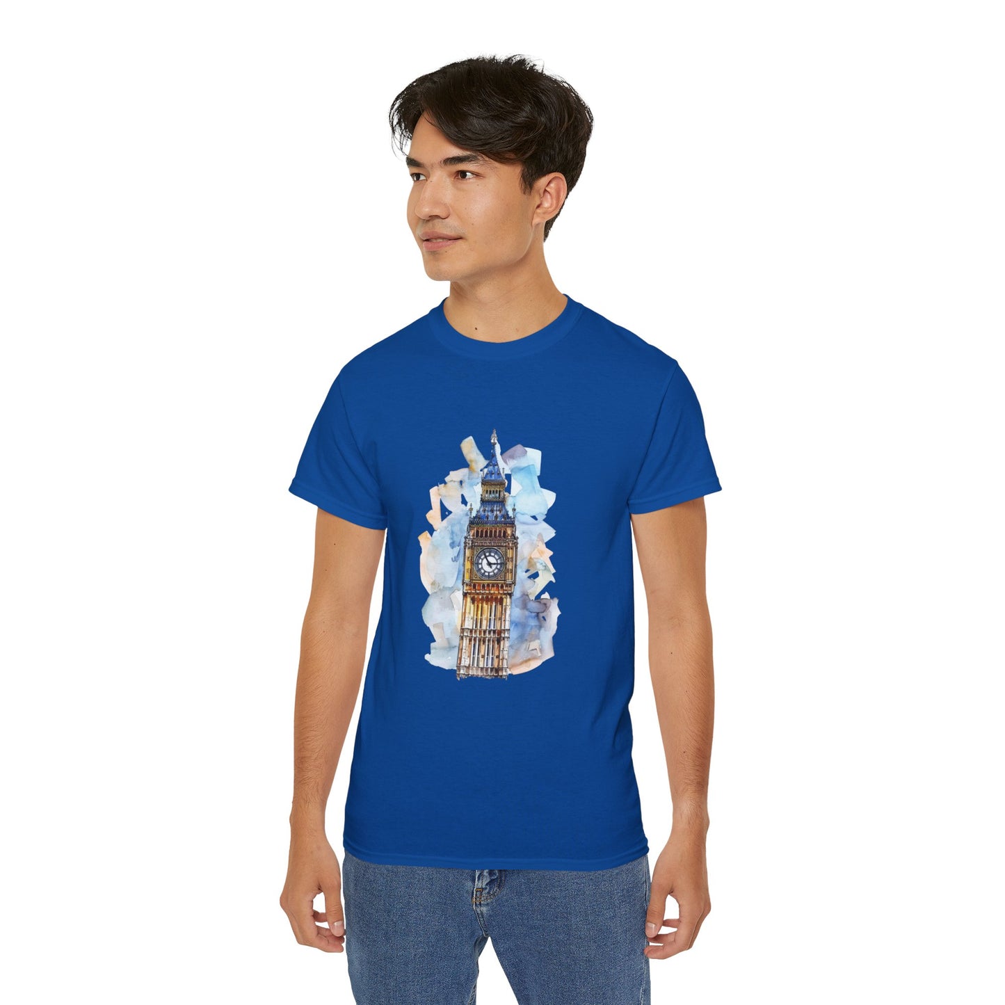 Unisex Ultra Cotton Tee - Iconic Big Ben Clock Tower