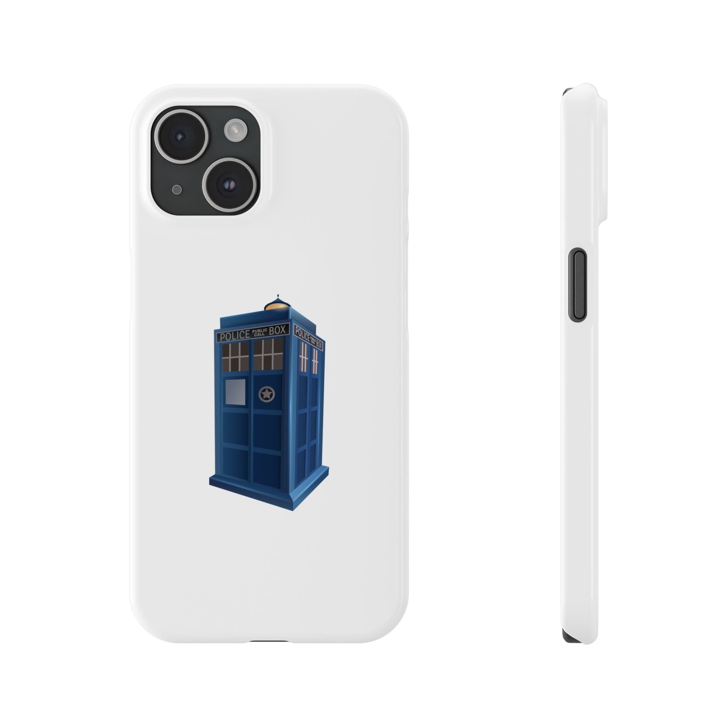 Doctor Who TARDIS Slim Phone Cases, Sci-Fi Phone Covers, Whovian Gifts, Geeky Accessories, Birthday Presents, Fun Tech Gear