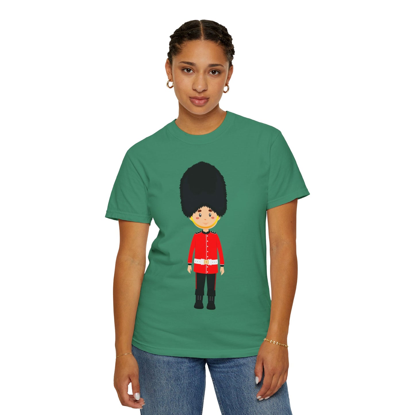 Unisex Garment-Dyed T-shirt - Cornwall’s Pride - Red Jacket at the Army Museum