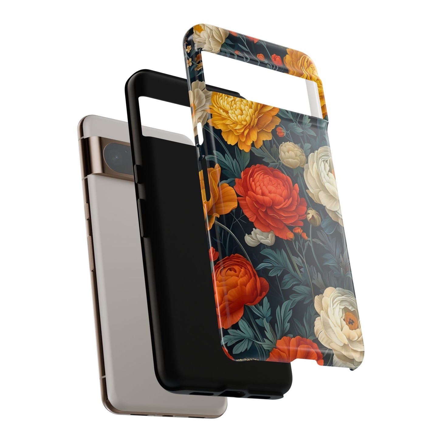 Floral Tough Case for Phones | Durable Floral Phone Cover, Boho Chic, Unique Gift for Her, Phone Protection, Flower Design