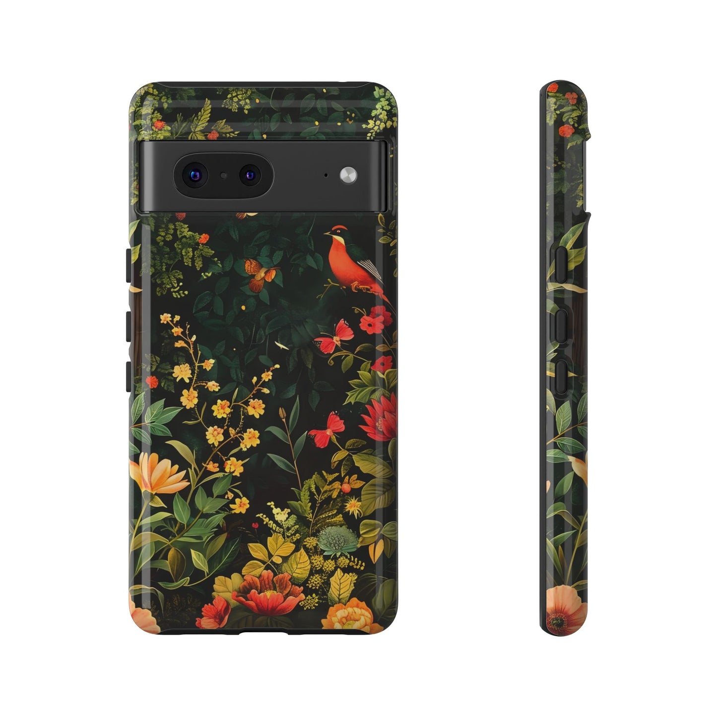 Floral Tough Phone Case, Nature-Inspired Design, Ideal for Garden Lovers, Gift for Birthdays, Christmas, Eco-Friendly Accessory