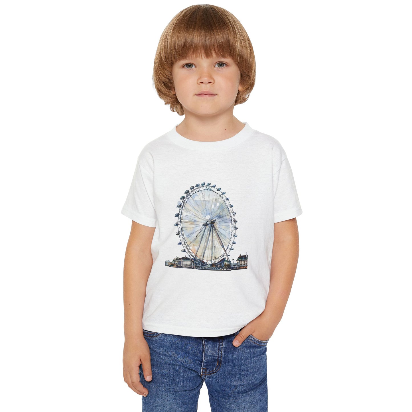 Adorable London Eye Toddler T-Shirt - Fun Kids Apparel for Little Explorers