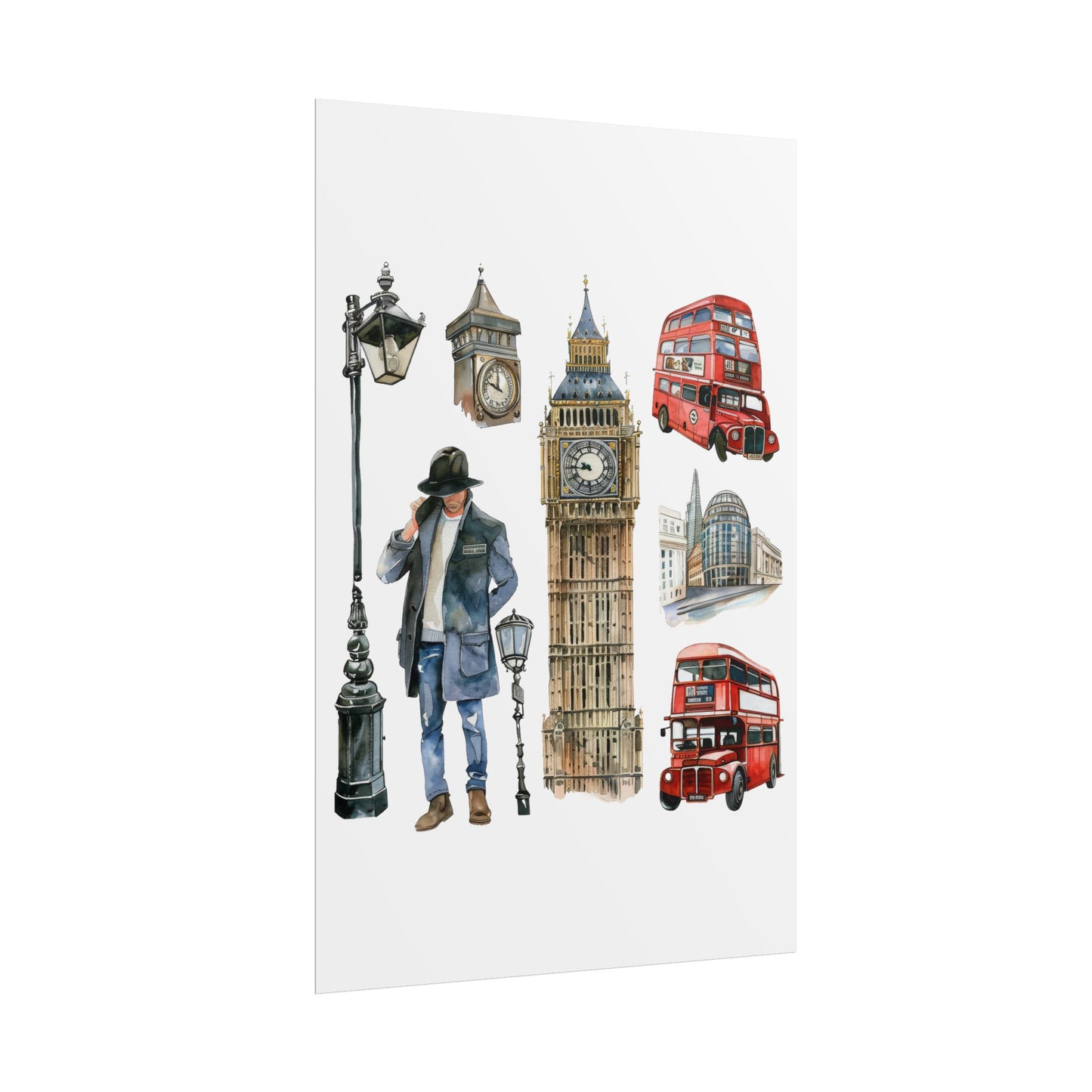 London themed Rolled Posters