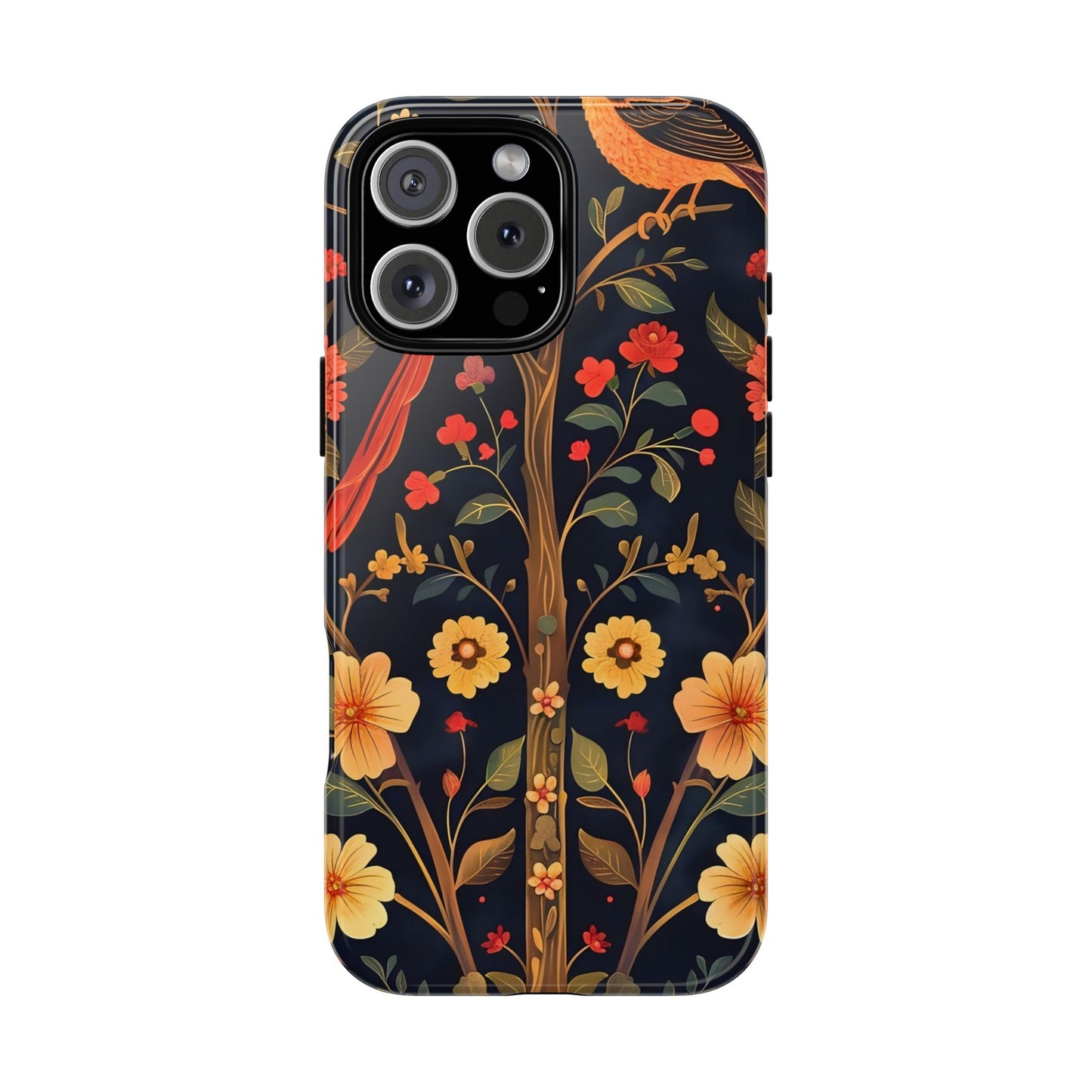 Floral Phone Case, Tough Cases, Flower Pattern, Phone Accessory, Gift for Her, Stylish Tech Cover, Nature Lover's Gift