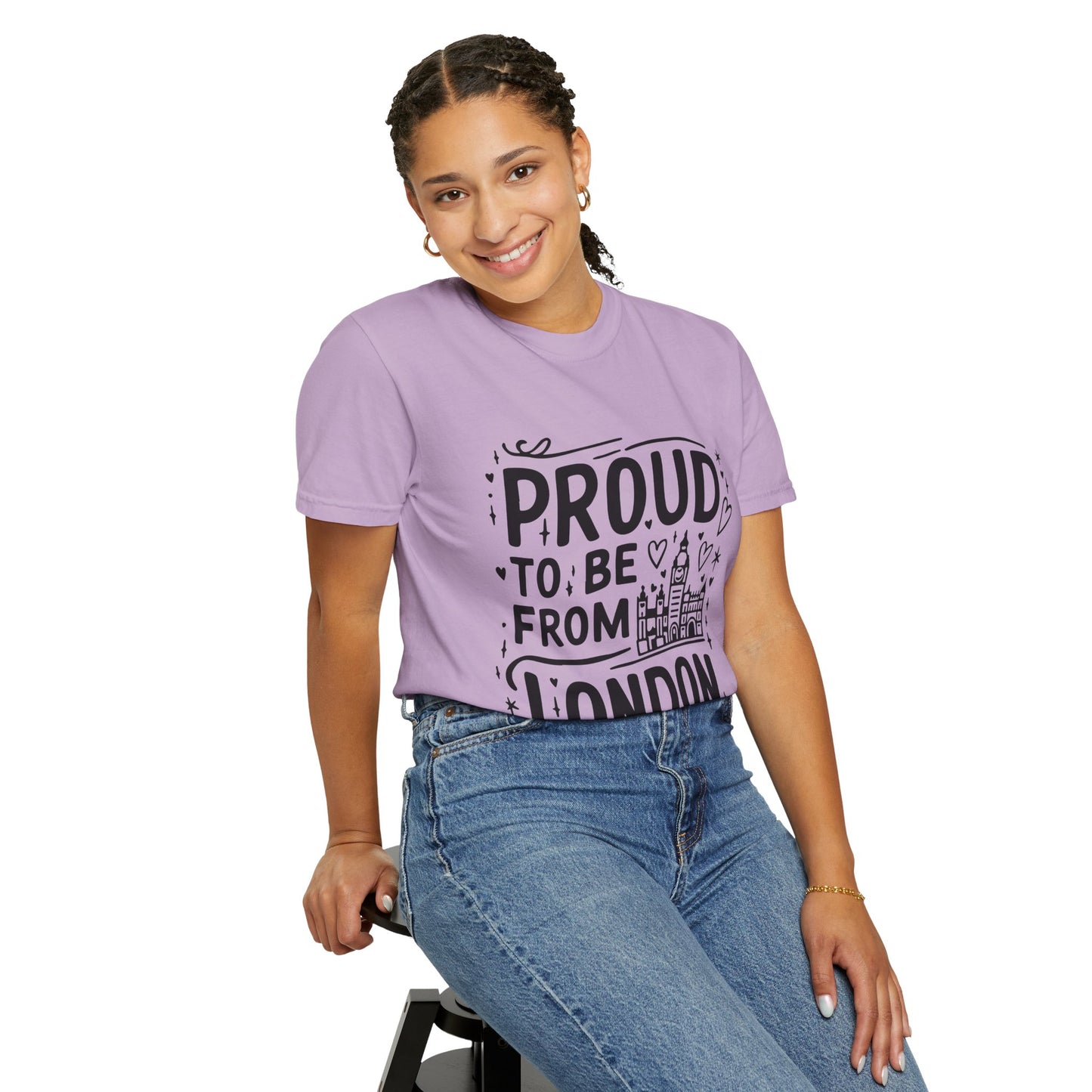 Unisex Garment-Dyed T-shirt - Proud to be from London