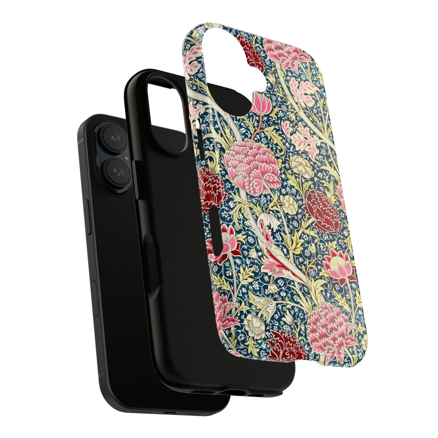 Floral Phone Case, Tough Cases, Durable Phone Cover, Stylish Phone Protector, Gift Idea for Nature Lovers, Floral Pattern Tech Accessories