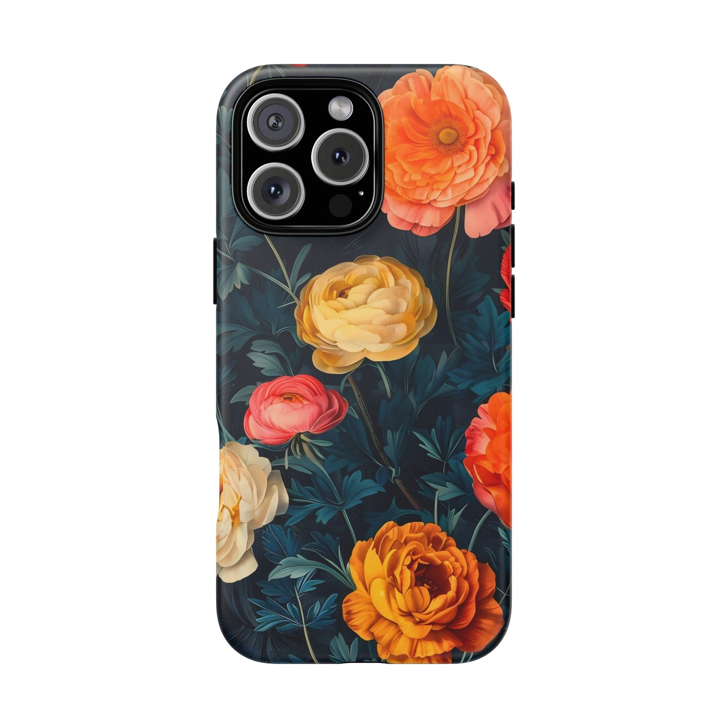 Floral Phone Case - Tough Cases, Stylish Protection, Gift for Flower Lovers, Customizable Cover, Floral Design Mobile Accessory