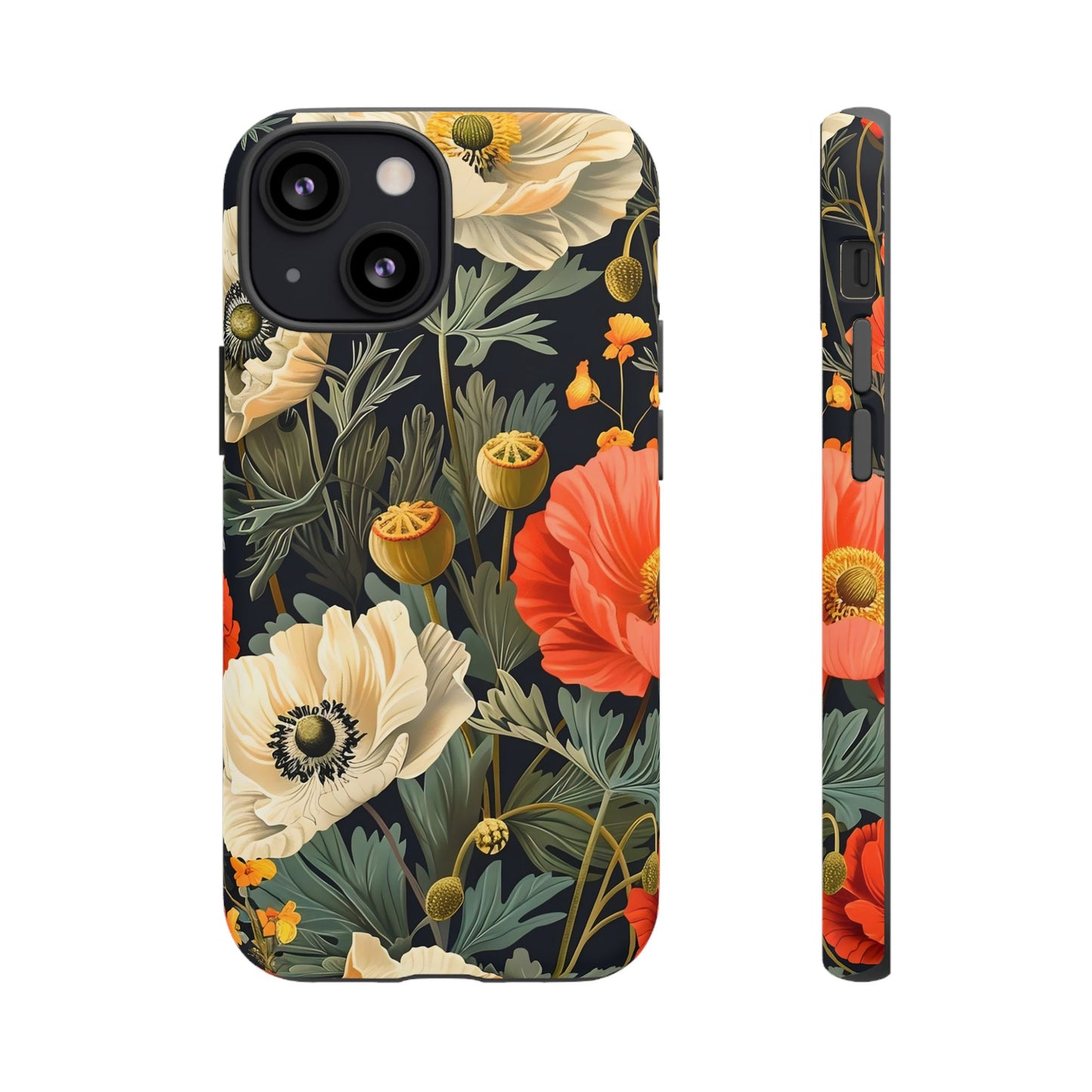 Floral Phone Case - Tough Cases with Vibrant Garden Design, Phone Accessory, Gift for Her, Spring Style, Nature Lover