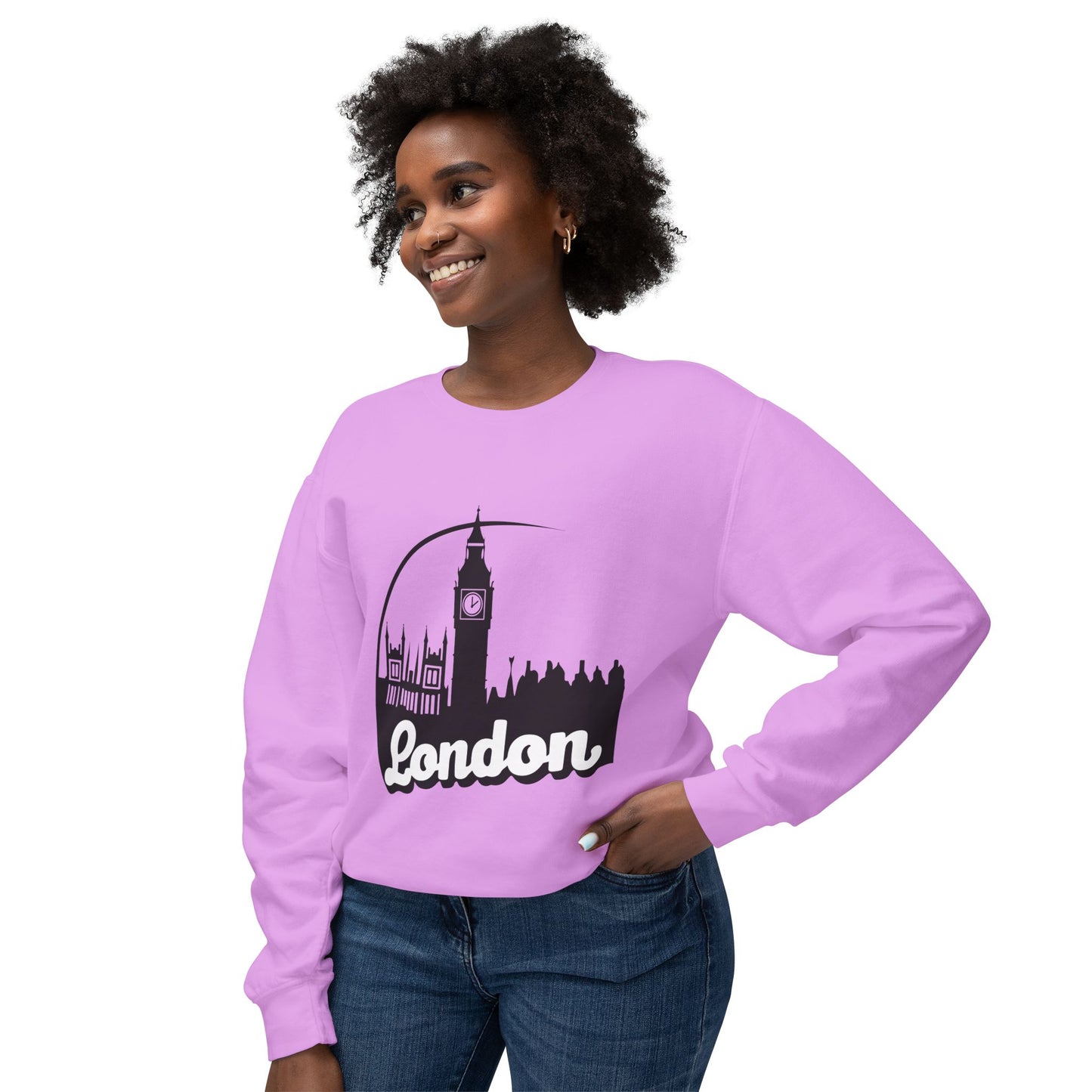 Unisex Lightweight Crewneck Sweatshirt - Relaxing London