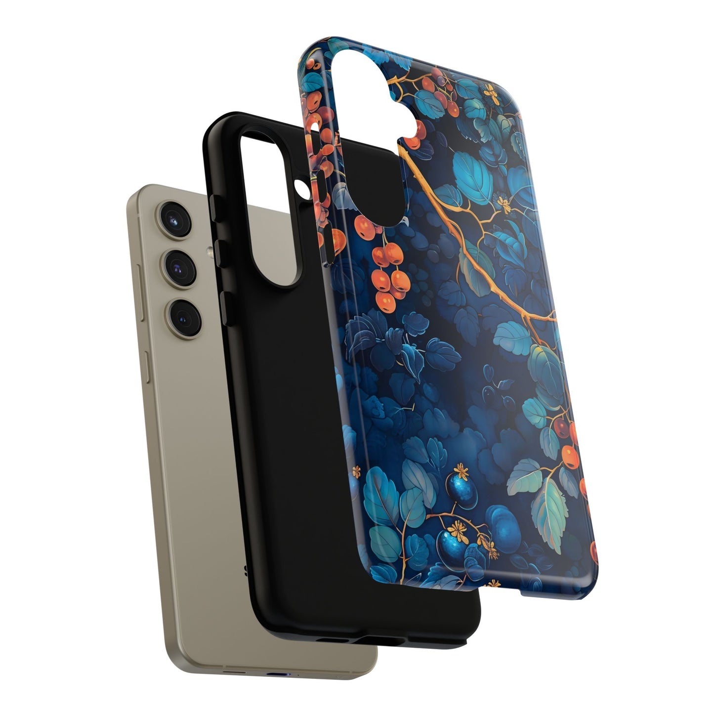 Artistic Phone Case with Floral Design, Tough Cases for iPhone, Nature-Inspired Accessory, Unique Gift for Her, Protective Cover