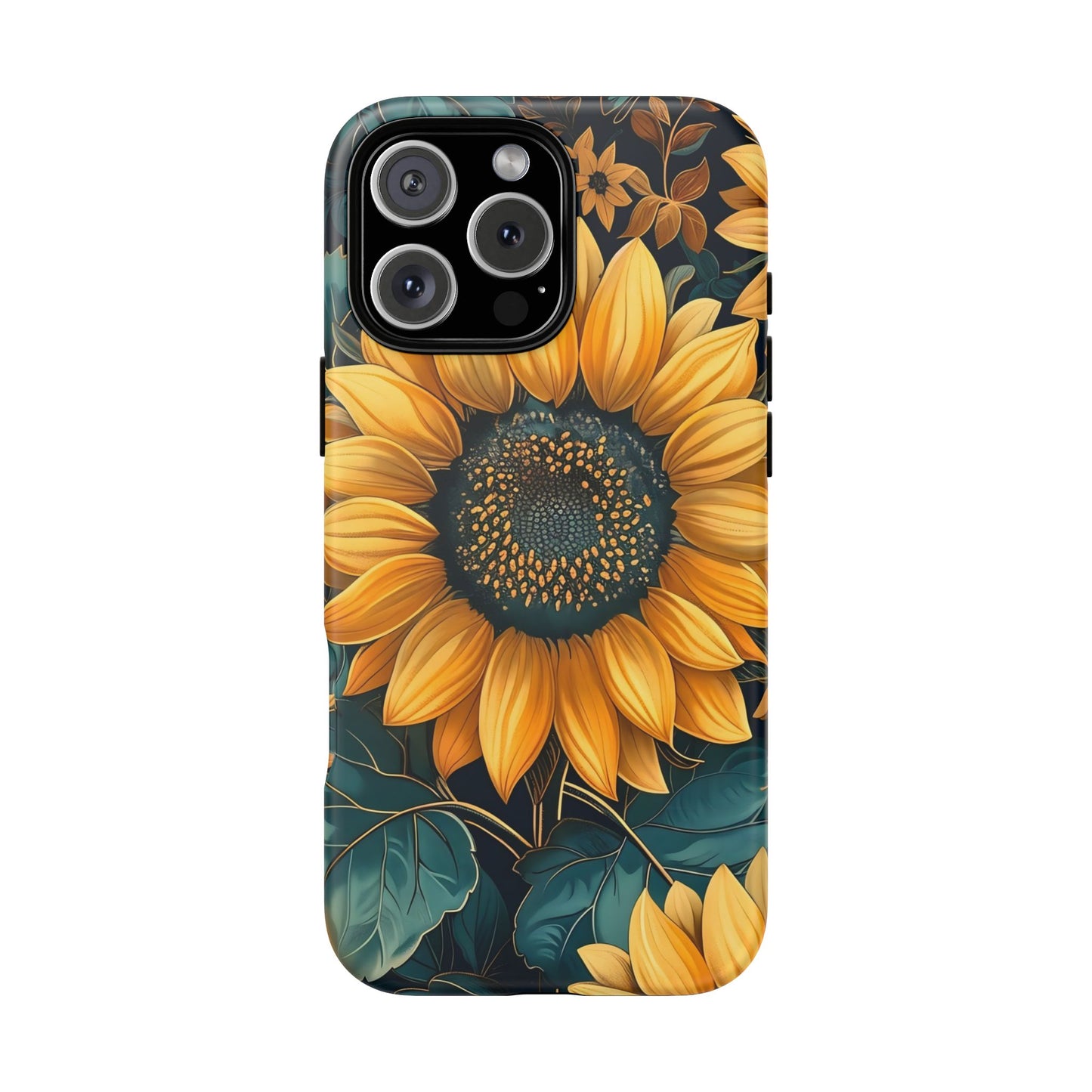 Sunflower Phone Case - Bright Floral Design, Stylish Tough Cover for Sunflower Lovers, Gift for Plant Enthusiasts, Mom Gift, Nature Lovers