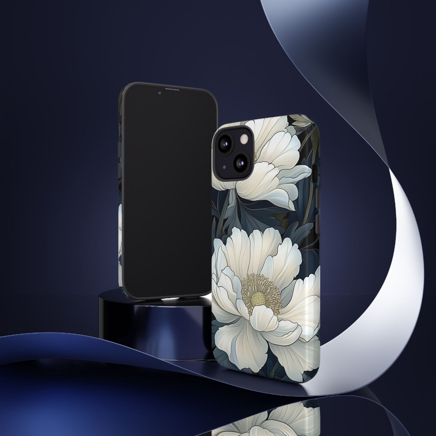 Elegant Floral Phone Case, Floral iPhone Cover, Flower Art Phone Case, Eco-Friendly Mobile Protection, Tough & Stylish Phone Case