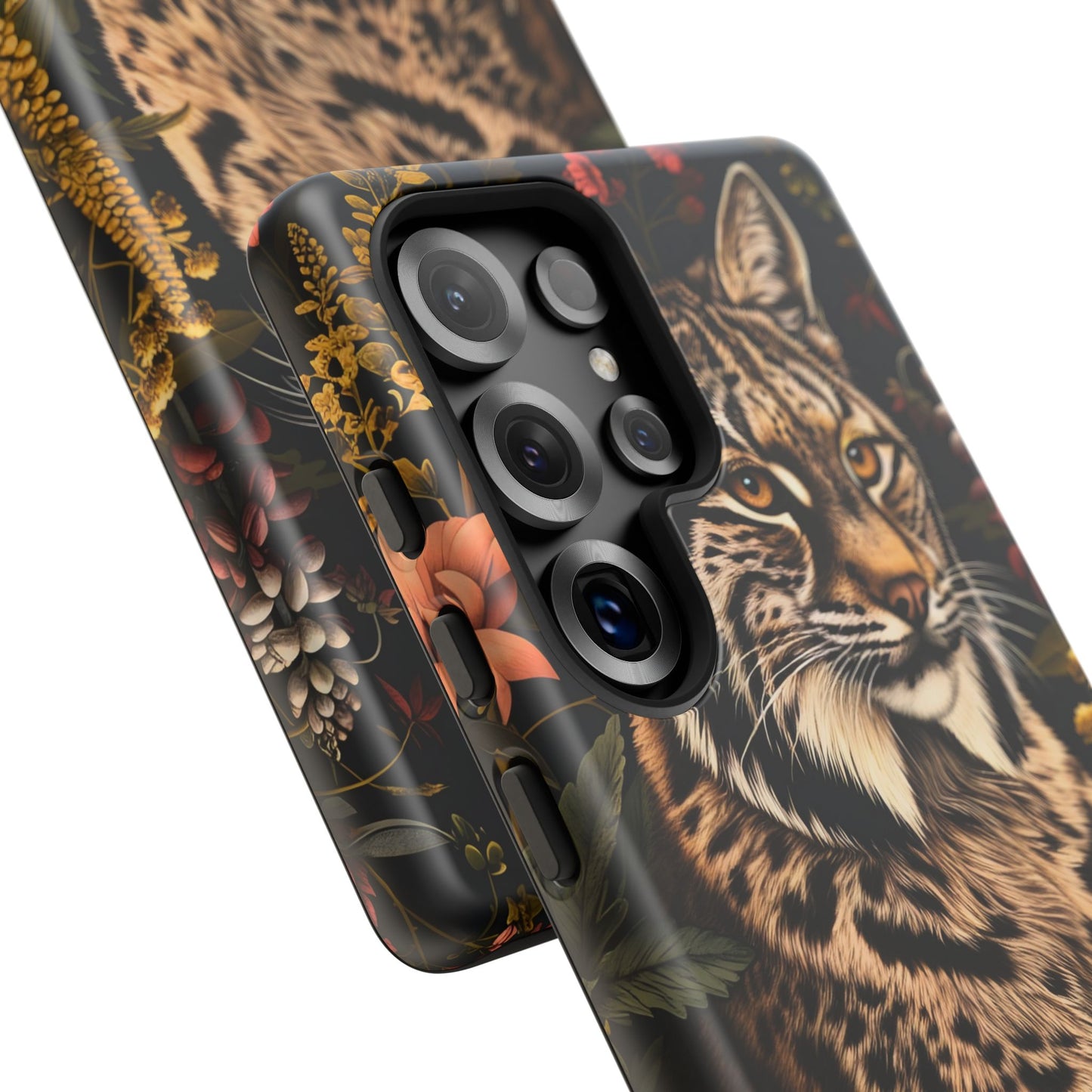 Wildlife Phone Case with Lynx Design, Tough Cases, Animal Lovers Gift, Nature Inspired Accessories, Unique Tech Protection