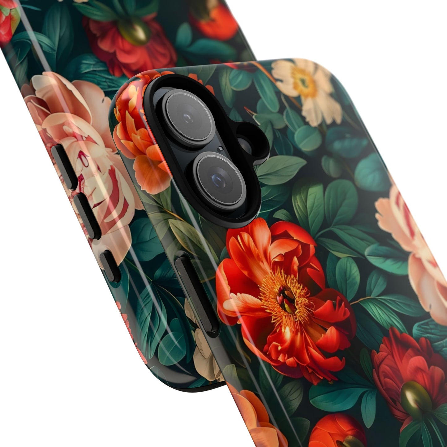Floral Phone Case - Tough Cases, Vibrant Protection, Gift for Her, Cute Floral Design, Trendy Accessory, Perfect for Spring