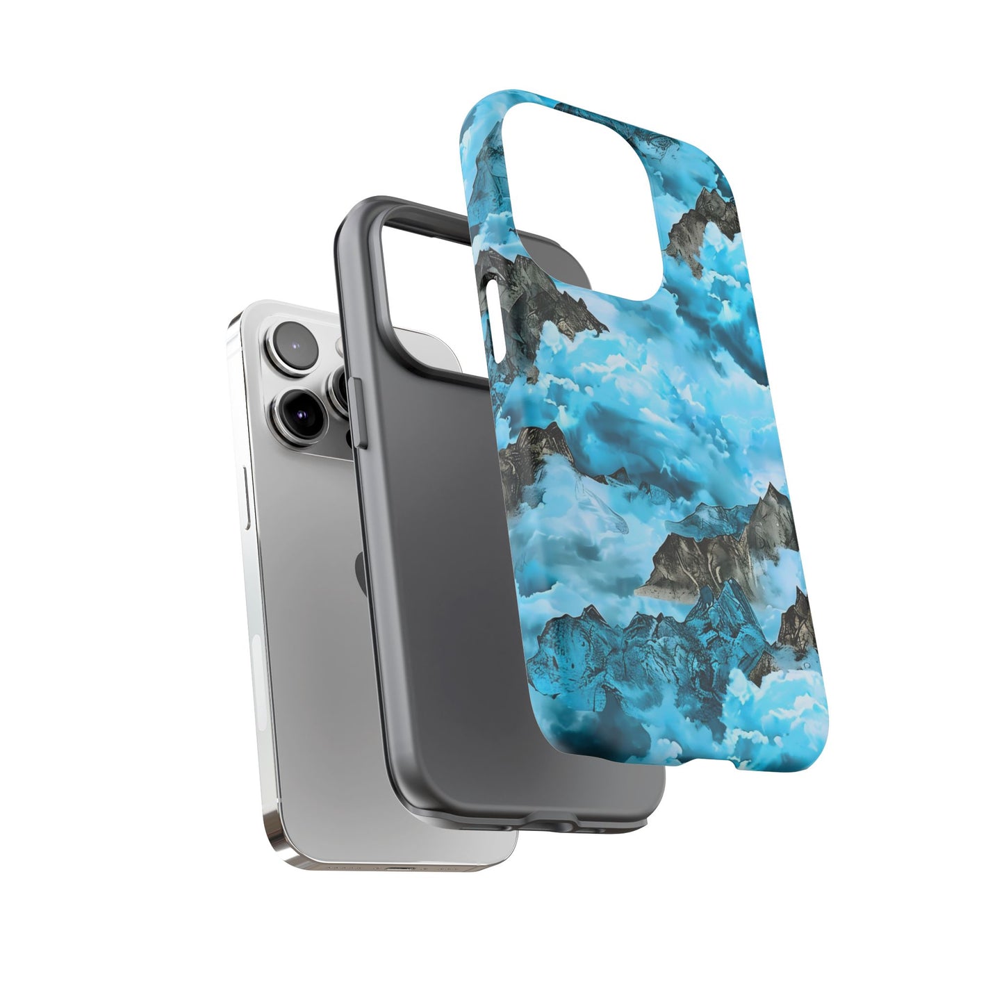 Mountain Wave Phone Case - Adventure Gear, Outdoor Gifts, Stylish Cases, Trendy Accessories, Nature Lovers