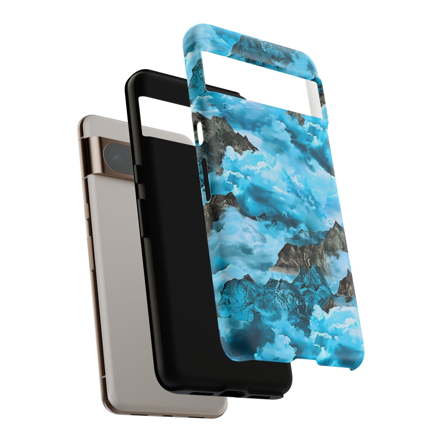 Mountain Wave Phone Case - Adventure Gear, Outdoor Gifts, Stylish Cases, Trendy Accessories, Nature Lovers