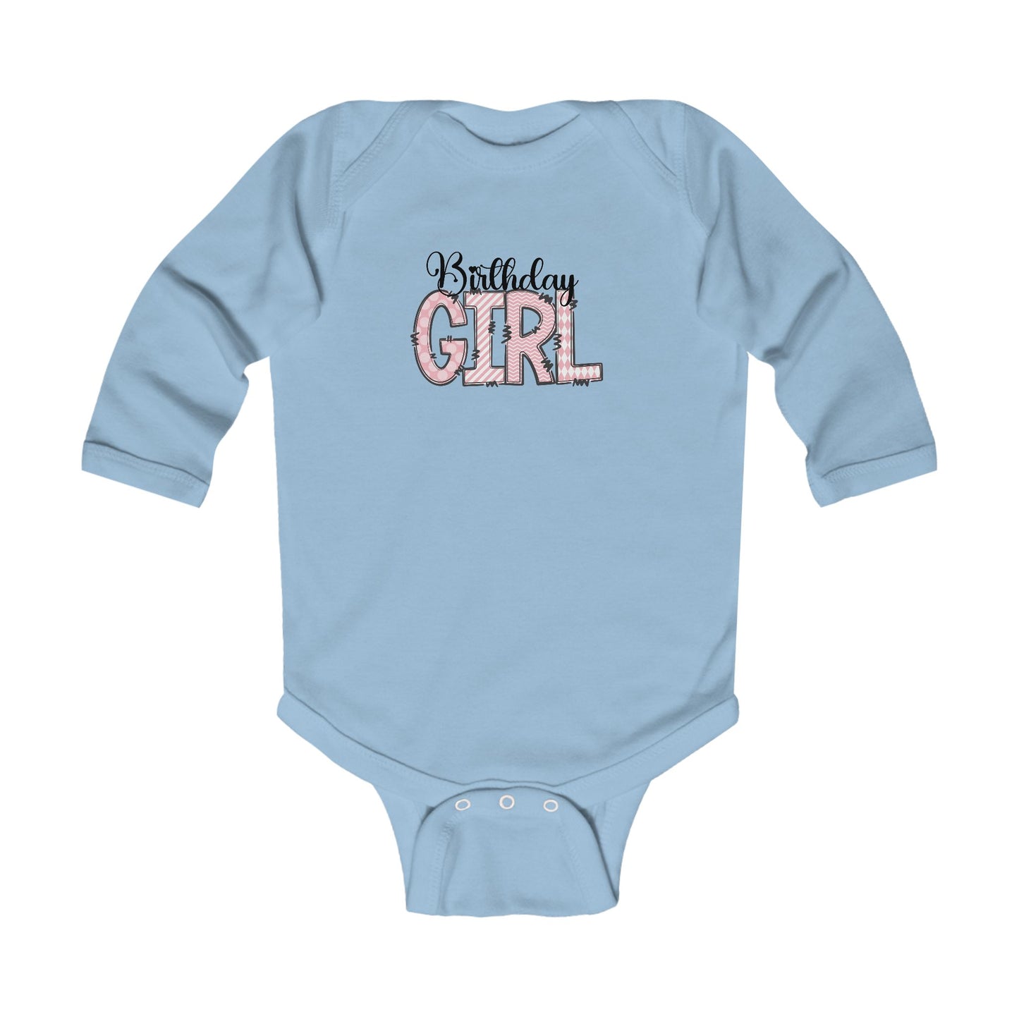 Birthday Girl Infant Long Sleeve Bodysuit - Perfect for Celebrating Little Ones!