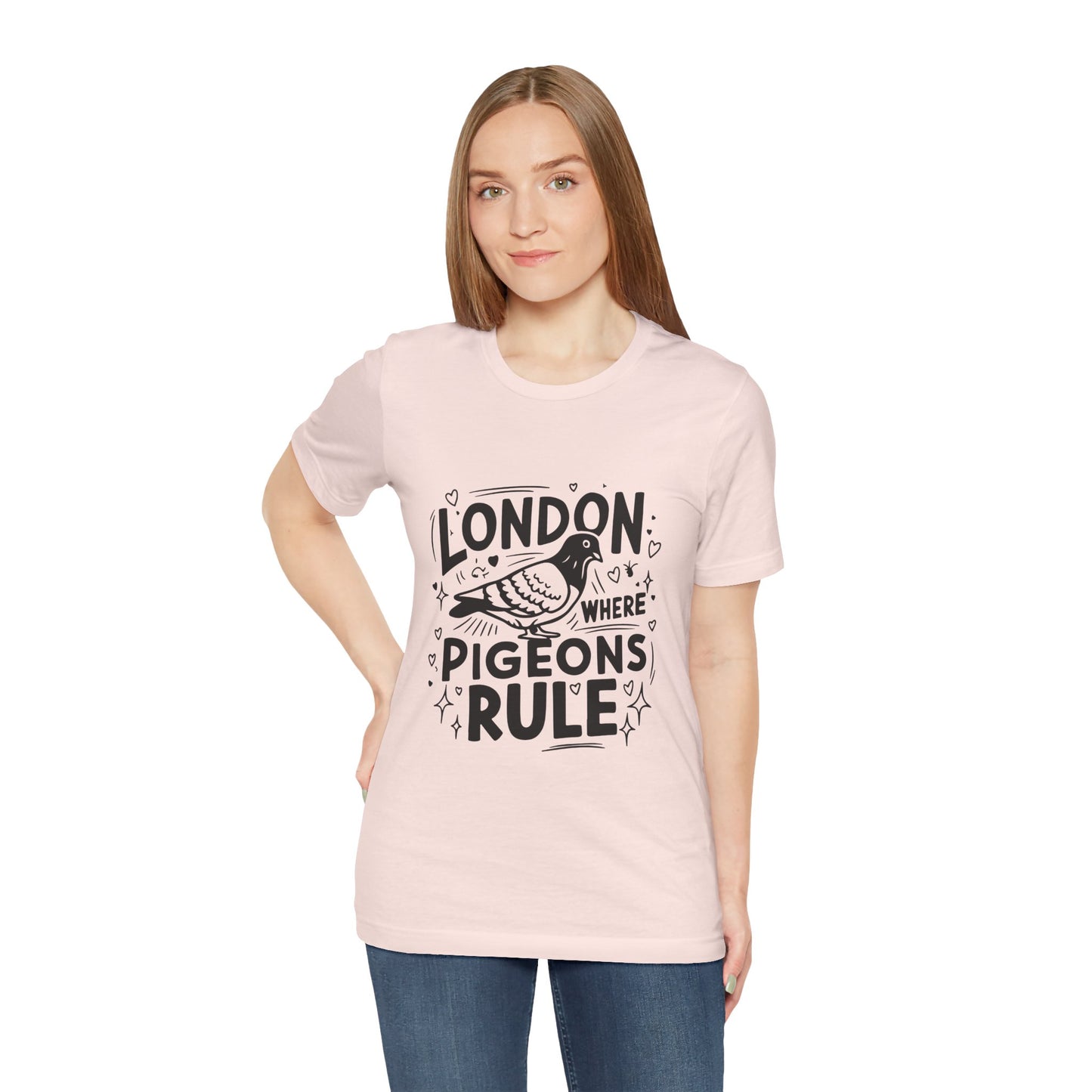 Unisex Jersey Short Sleeve Tee - London where Pigeons Rule