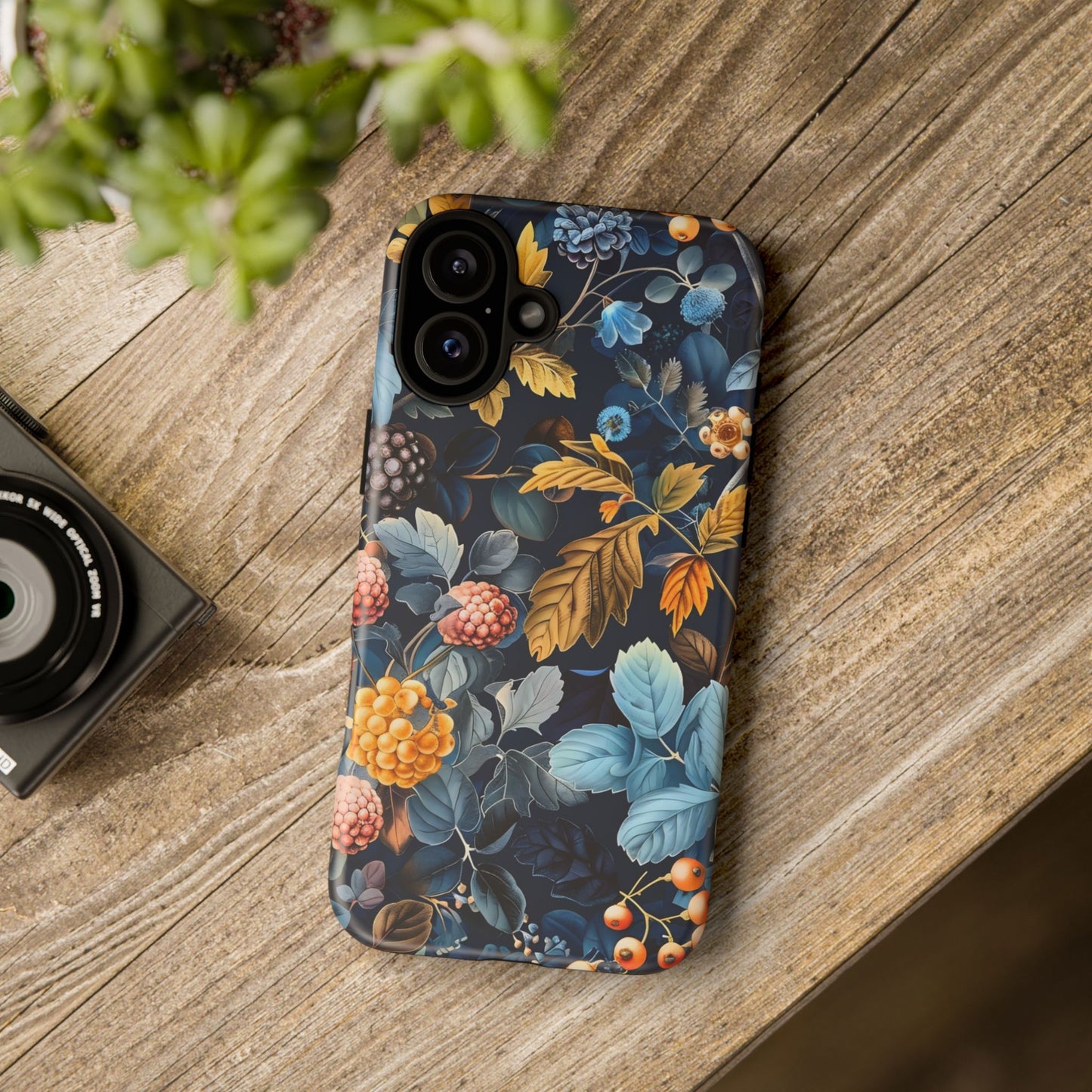 Floral iPhone Case, Tough Phone Cover, Nature-inspired Accessory, Gift for Her, Trendy Protection Case