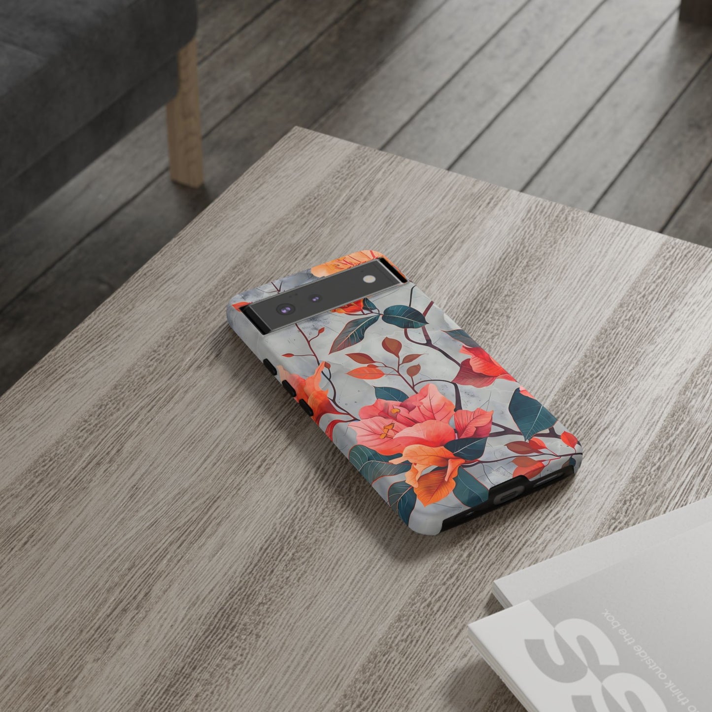 Floral Phone Case - Tough Cases, Protective Cover, Smartphone Accessories, Gift for Her, Stylish Tech Gear, Floral Designs