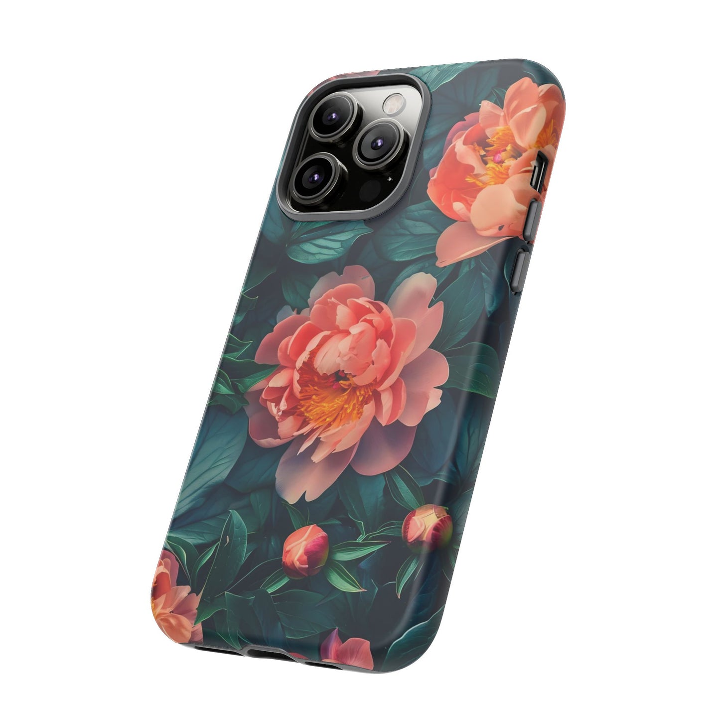 Floral Phone Case - Tough Cases, Flower Design, Botanical Art, Phone Accessory, Gift for Her, Nature Lovers