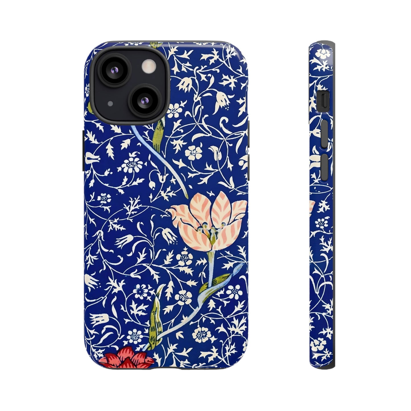 Floral Phone Case, Unique Tough Phone Cover, Gift for Her, Spring Decor, Durable Protective Case, Elegant Floral Design