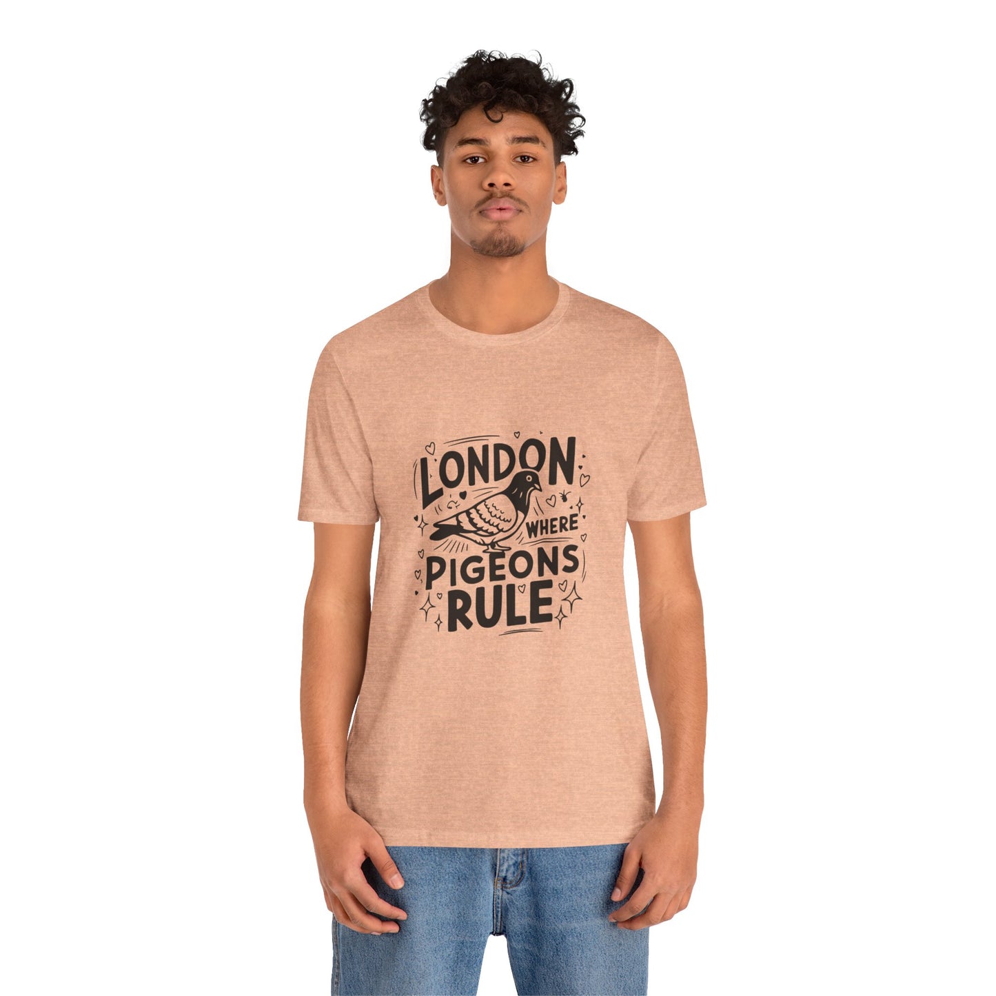 Unisex Jersey Short Sleeve Tee - London Where Pigeons Rule