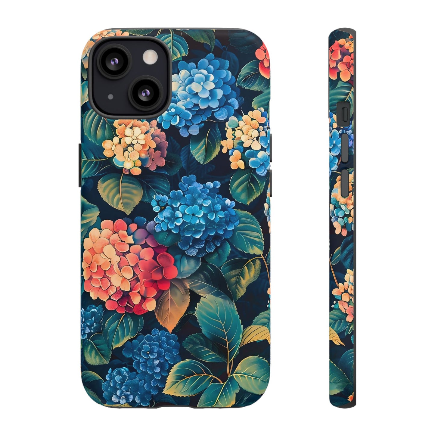 Floral Tough Phone Case, Durable Smartphone Cover, Flower Design, Gift for Her, Stylish Protection