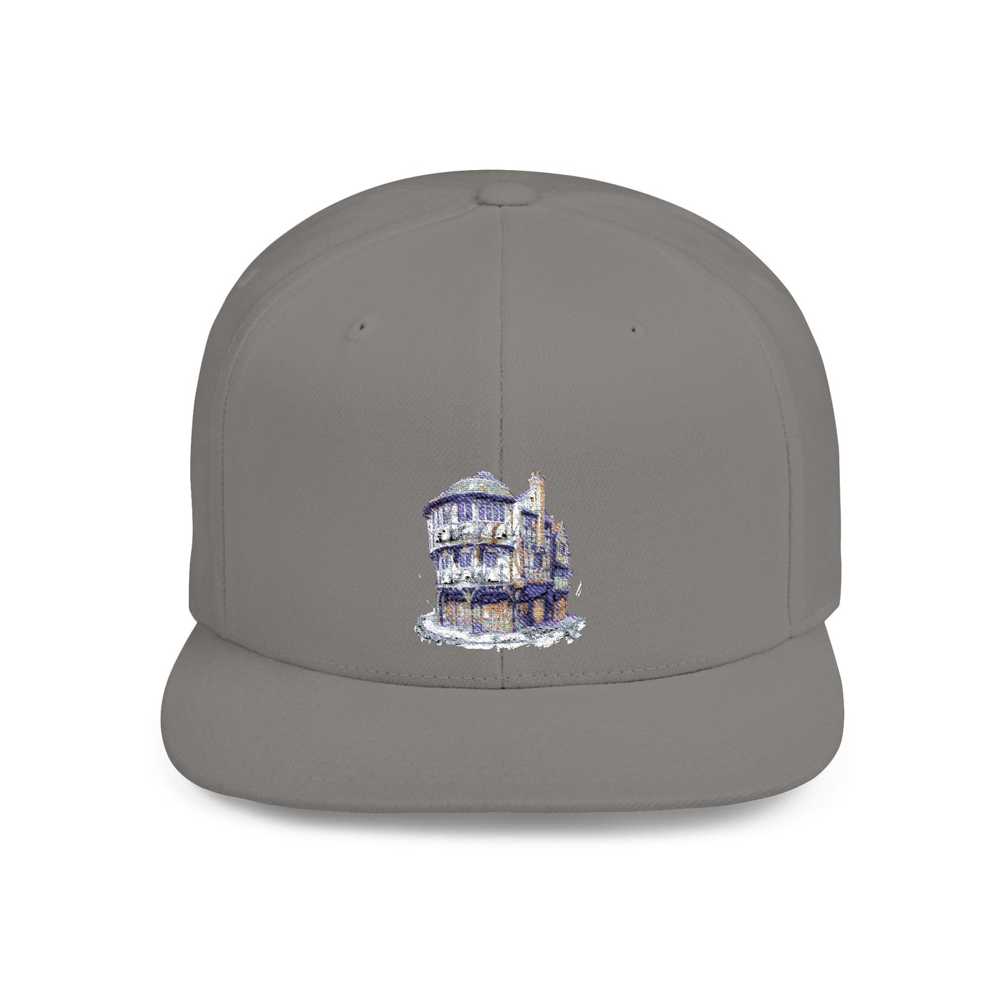 Stylish Flat Bill Snapback Hat, Trendy Cap for Graphic Lovers, Perfect for Festivals, Birthdays, and Everyday Wear
