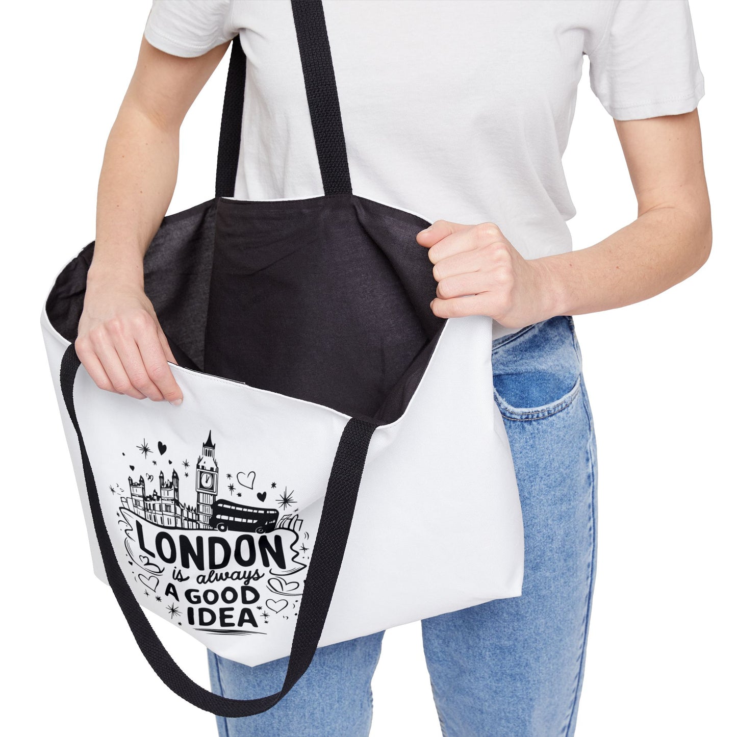 London is Always a Good Idea Weekender Tote Bag | Travel, Gift, Beach, Shopping, Weekend Getaway Accessory
