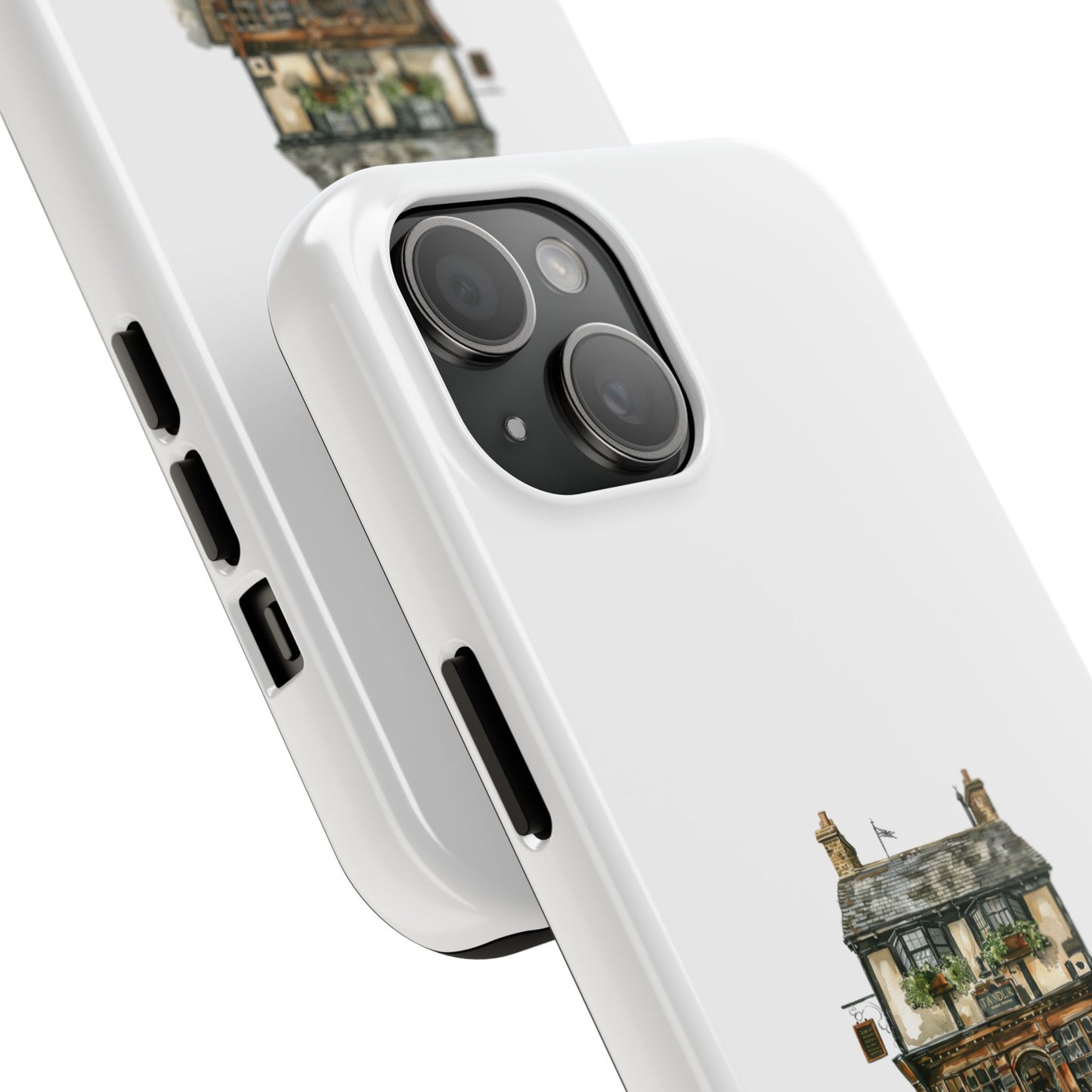 Charming Cottage Tough Phone Case - Durable Protection with Whimsical Design