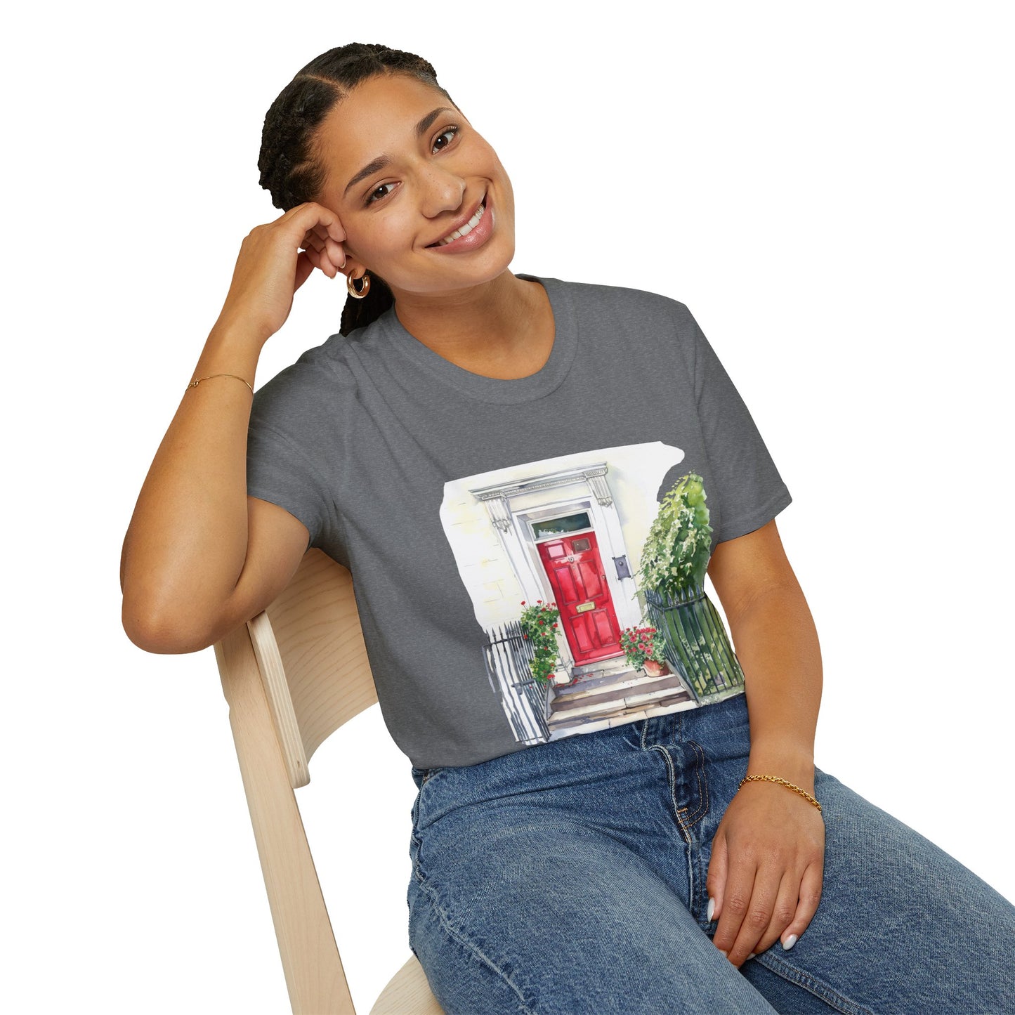 Unisex Softstyle T-Shirt - England Aesthetics - Embracing Classic British Charm and Style