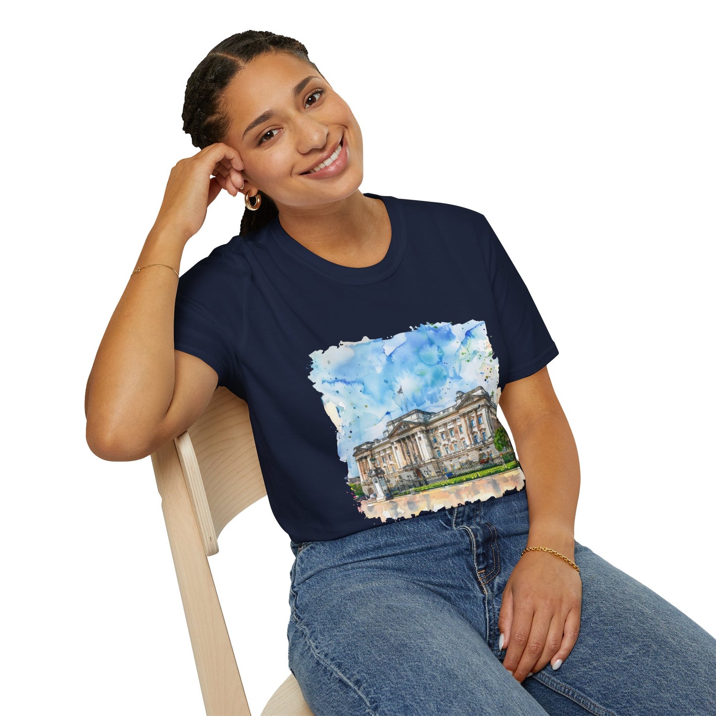 Unisex Softstyle T-Shirt - England Aesthetics - Embracing Classic British Charm
