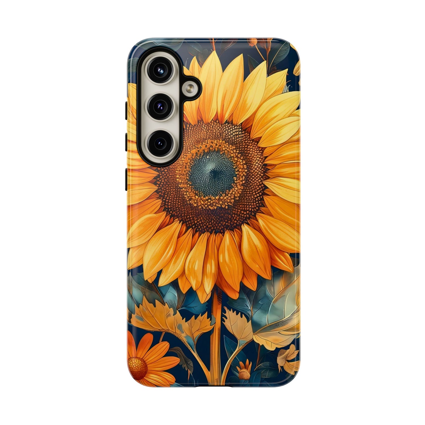 Sunflower Phone Case - Floral Design for Nature Lovers, Cute Spring Accessory, Gift for Her, Eco-Friendly Cover