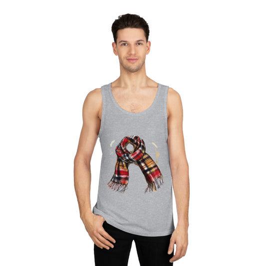 Unisex Softstyle™ Tank Top - Vintage British Tartan Scarf