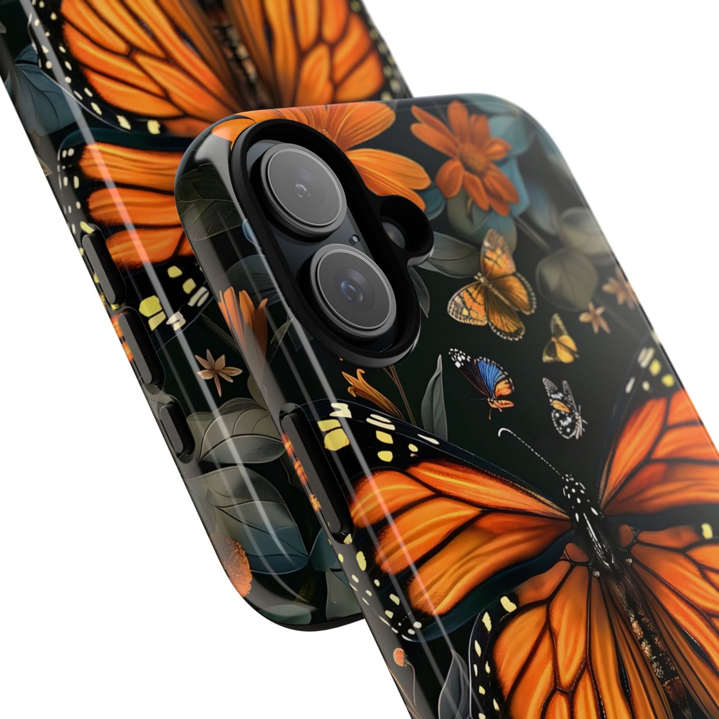 Monarch Butterfly Phone Case, Tough Cases, Nature Lover Gift, Floral Mobile Cover, Eco-Friendly Phone Accessory, Butterfly Design