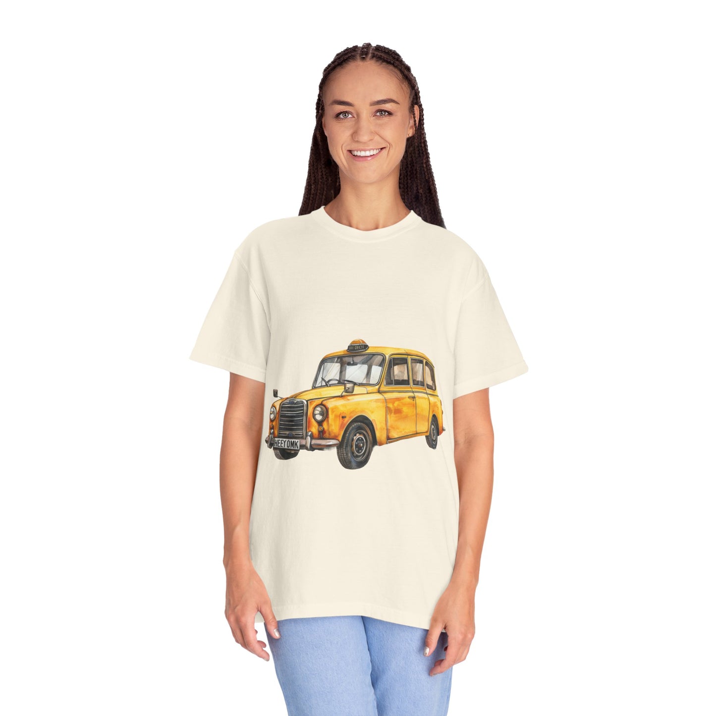 Unisex Garment-Dyed T-shirt - Vintage British Car