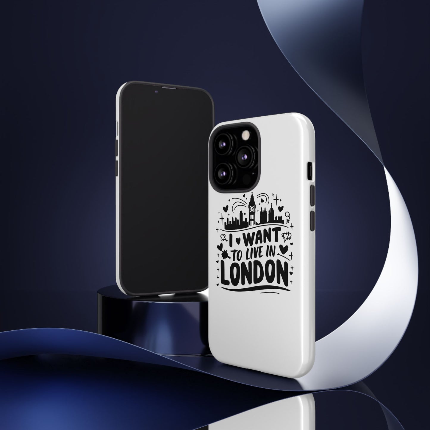 London City iPhone Case, Tough Phone Cover, Travel Gift, London Souvenir, Adventure Accessory, Wanderlust Decor