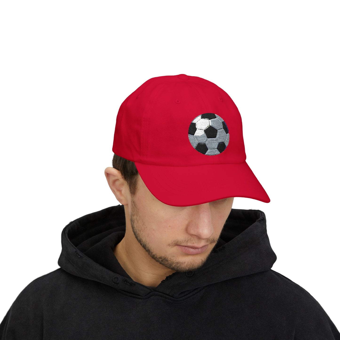 Soccer Dad Cap | Classic White Dad Hat, Sports Fan Gift, Casual Summer Accessory, Father's Day, Outdoor Activities