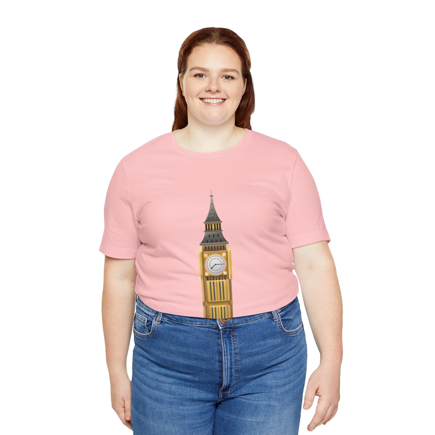 Unisex Jersey Short Sleeve Tee - Iconic Big Ben Clock Tower Design - London Landmark
