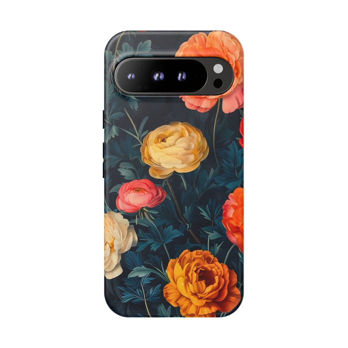 Floral Phone Case - Tough Cases, Stylish Protection, Gift for Flower Lovers, Customizable Cover, Floral Design Mobile Accessory