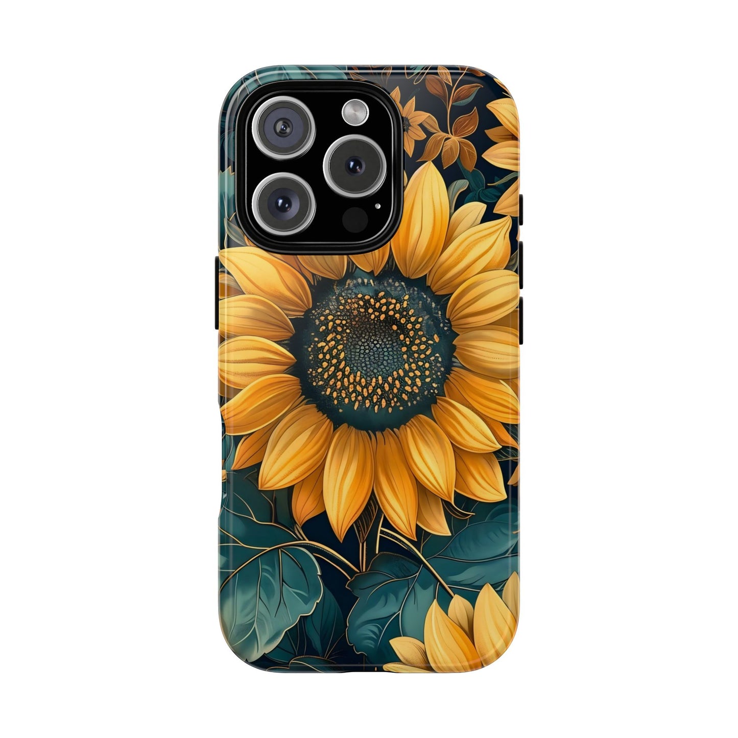 Sunflower Phone Case - Bright Floral Design, Stylish Tough Cover for Sunflower Lovers, Gift for Plant Enthusiasts, Mom Gift, Nature Lovers
