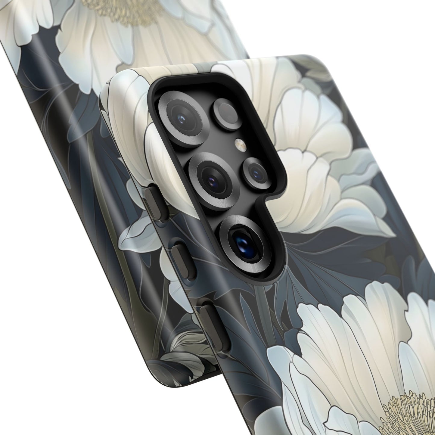 Elegant Floral Phone Case, Floral iPhone Cover, Flower Art Phone Case, Eco-Friendly Mobile Protection, Tough & Stylish Phone Case