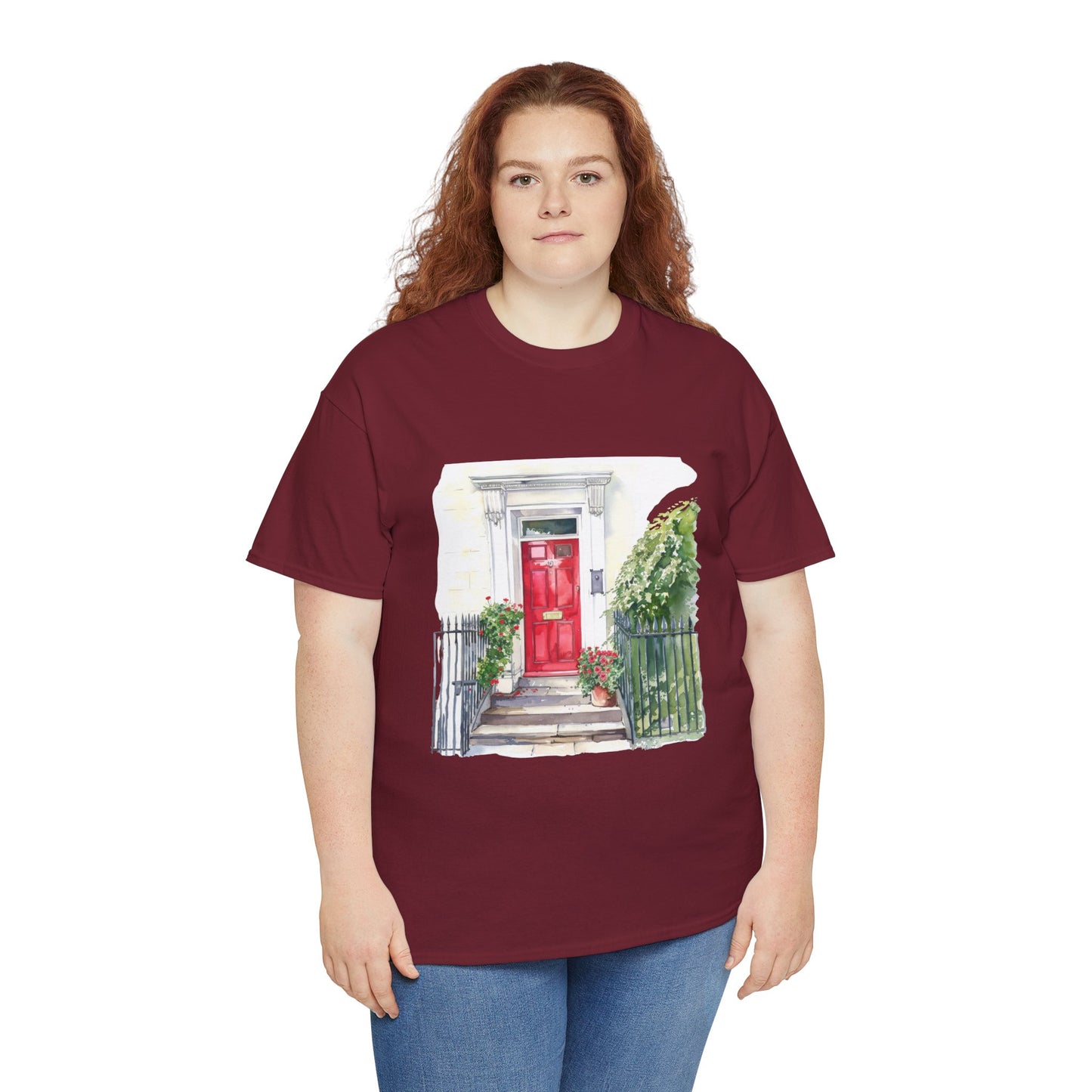 Unisex Heavy Cotton Tee - Embracing Classic British Nature Charm and Style