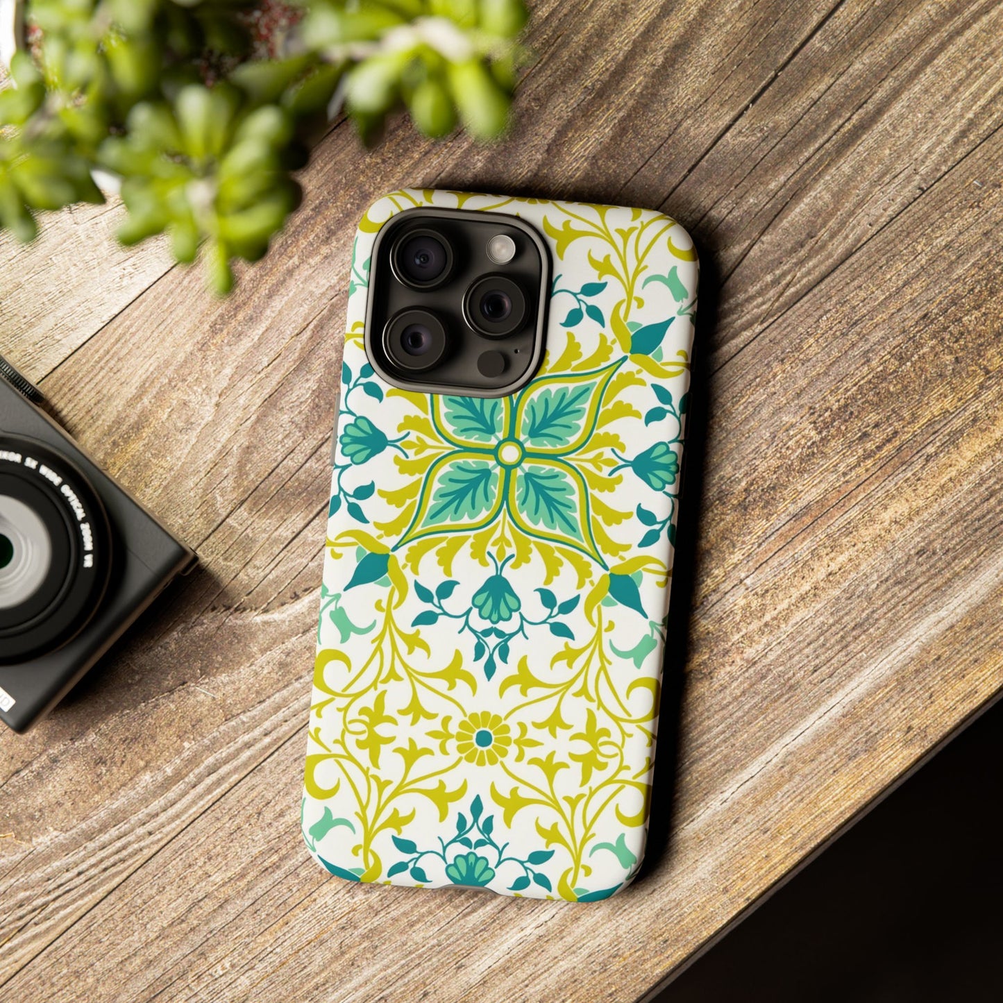 Vibrant Floral Phone Case - Protective Cover for iPhone, Stylish Gadget Accessory, Perfect Gift for Her, Home Decor, Trendy Tech