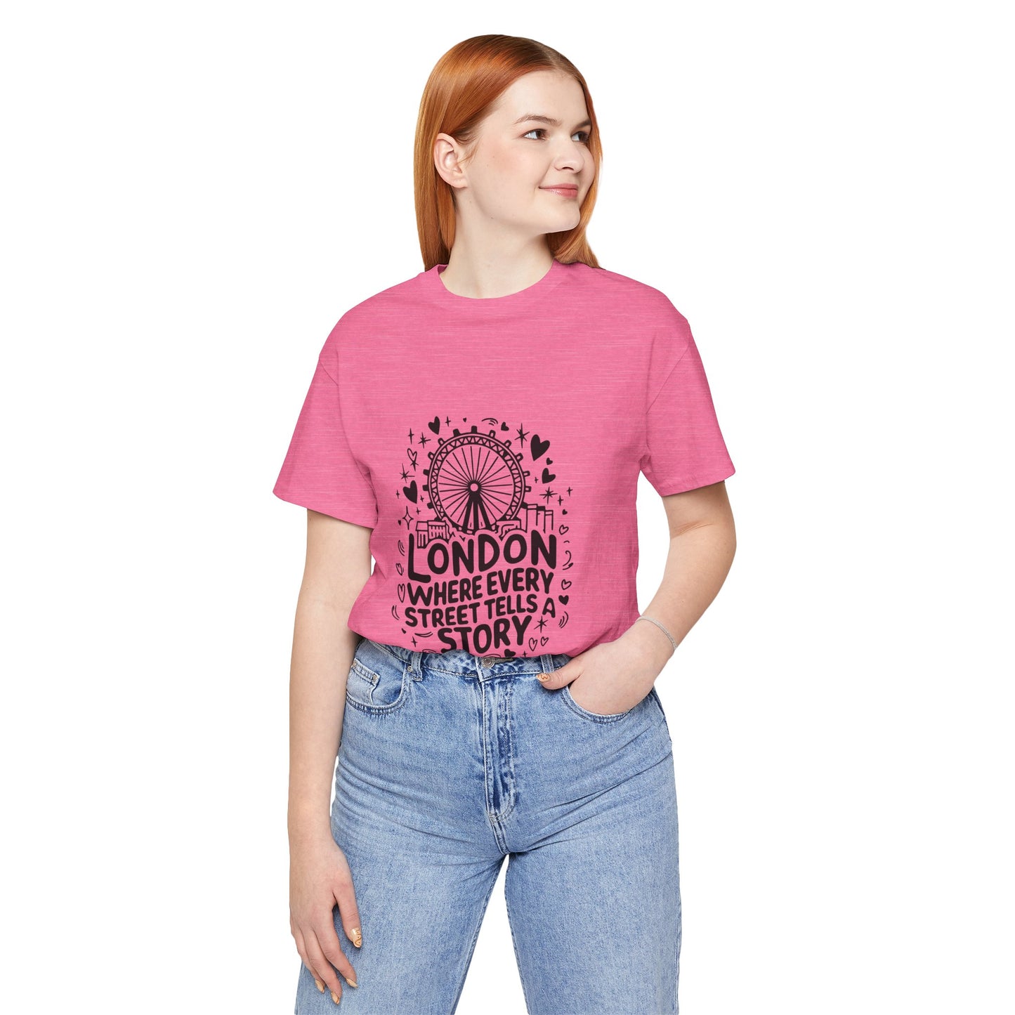Unisex Jersey Short Sleeve Tee - London's Story Telling Street