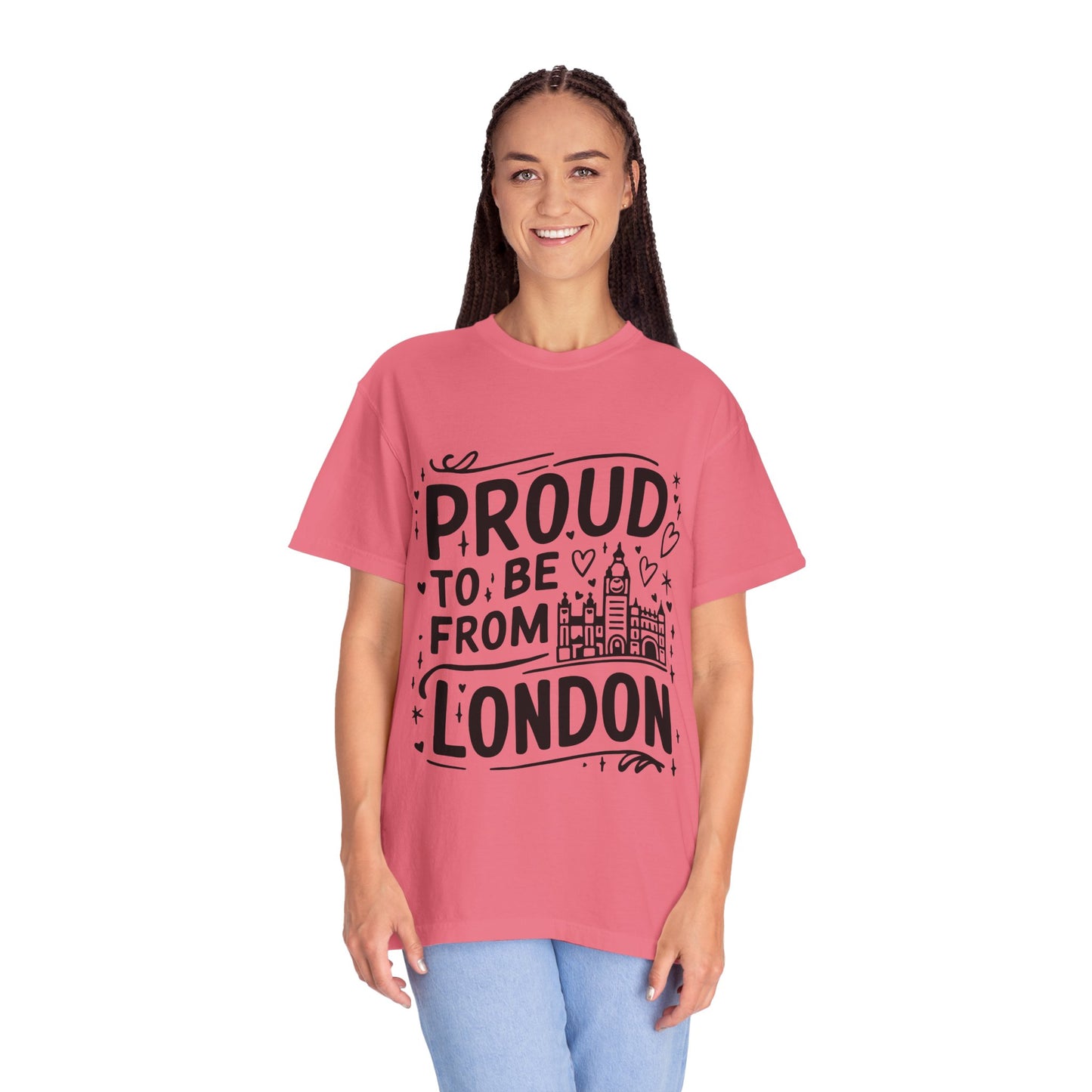 Unisex Garment-Dyed T-shirt - Proud to be from London