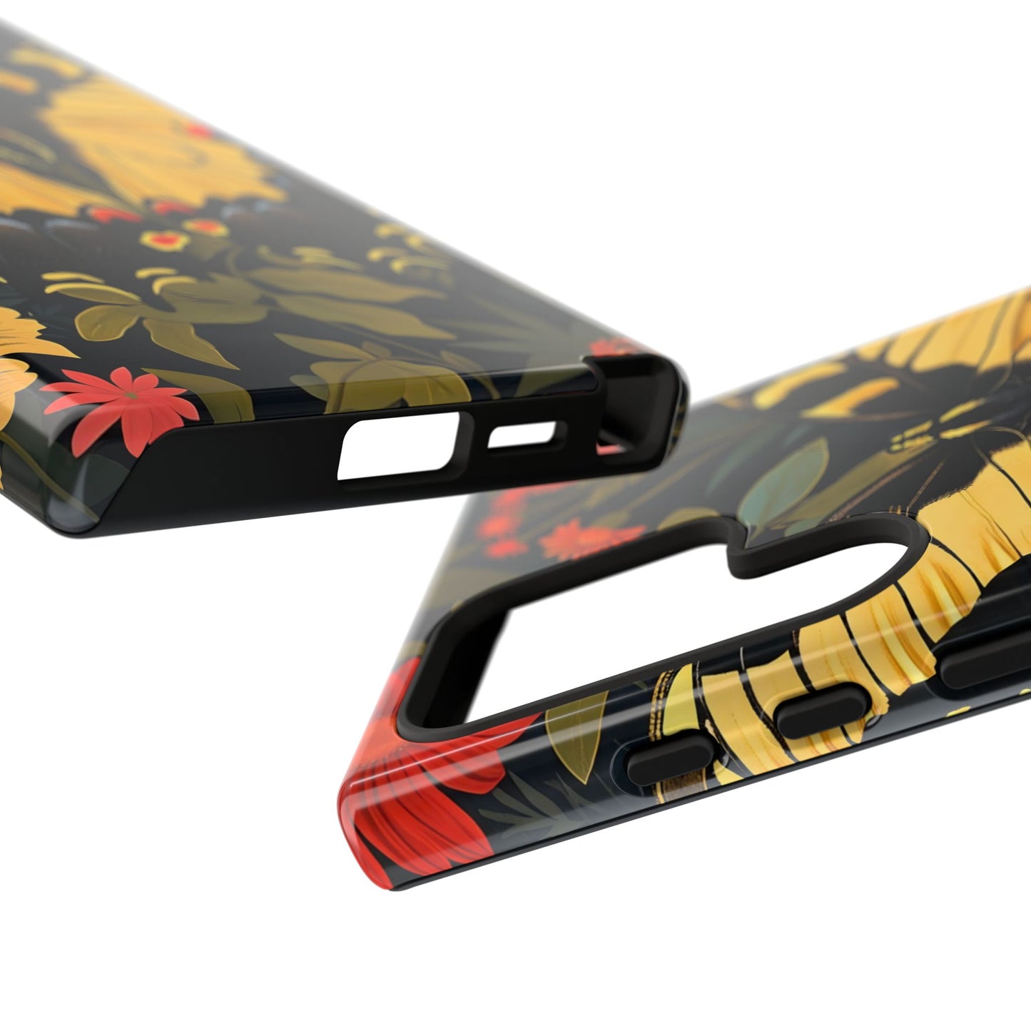 Butterfly Floral Phone Case, Tough Cases with Vibrant Design, Protective Cover for Nature Lovers, Gift for Her
