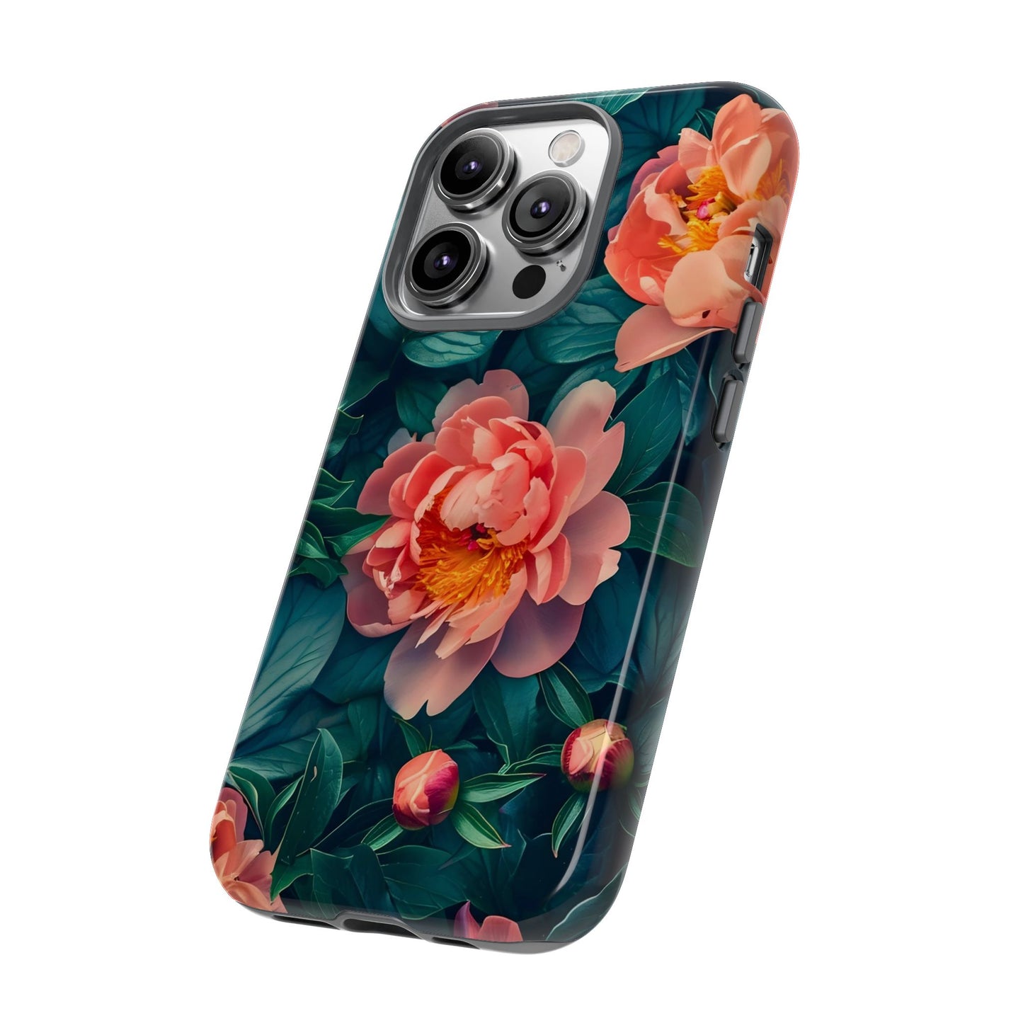 Floral Phone Case - Tough Cases, Flower Design, Botanical Art, Phone Accessory, Gift for Her, Nature Lovers
